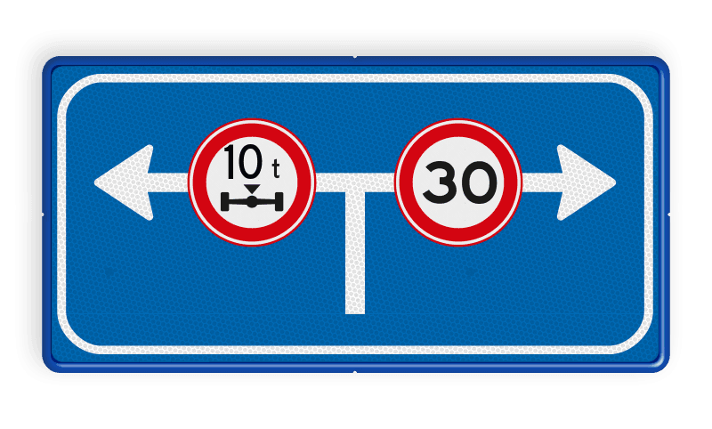 Verkeersbord RVV L10-02lr