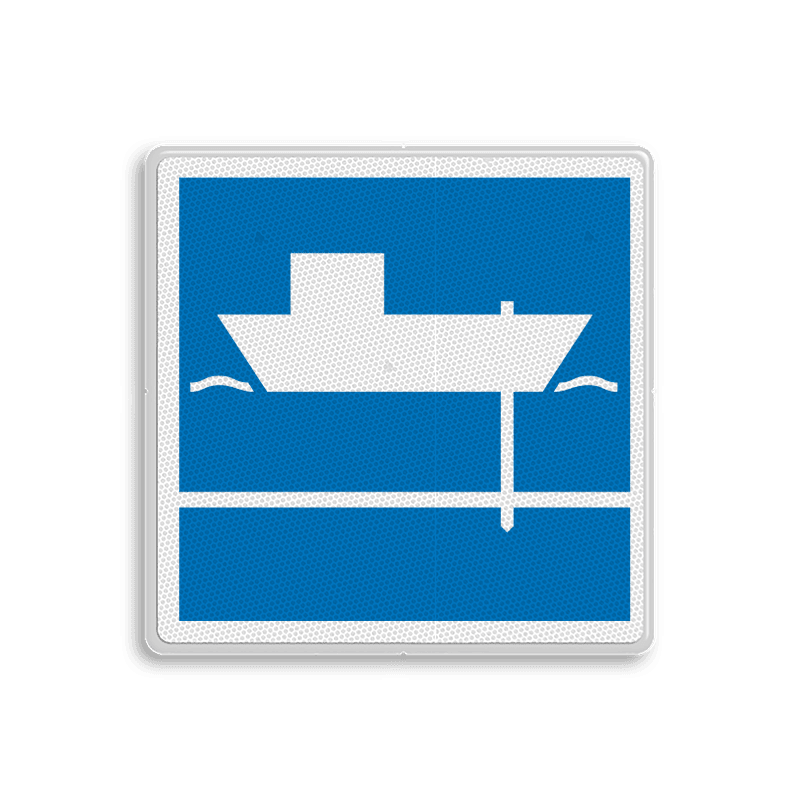 Scheepvaartbord BPR E.6.1 - Toestemming gebruik te maken van spudpalen