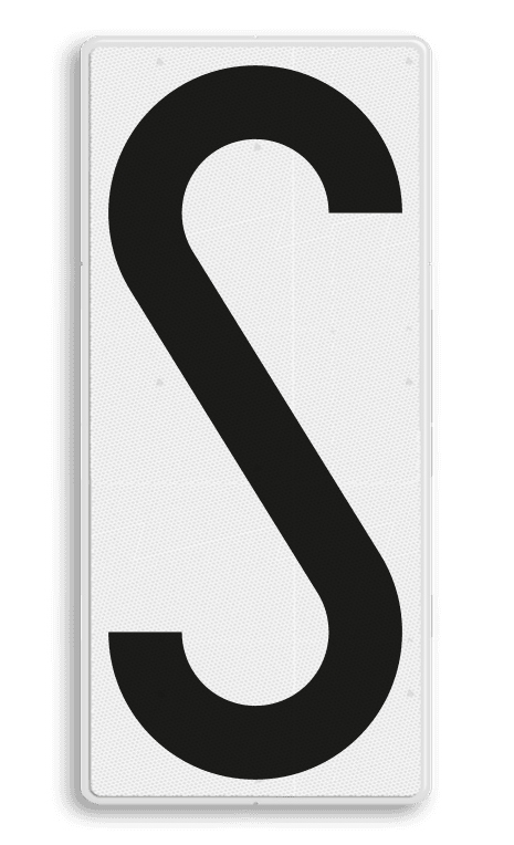 Verkenbord - RS 305 - 440x980mm - Reflecterend
