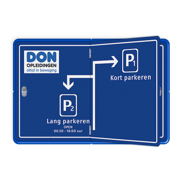 Klapbord met max 4 standen en ontwerp naar wens