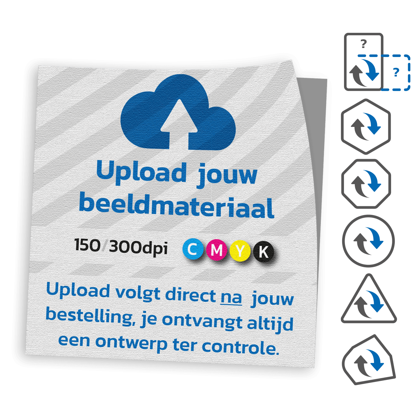 Vloersticker - anti slip - met eigen ontwerp