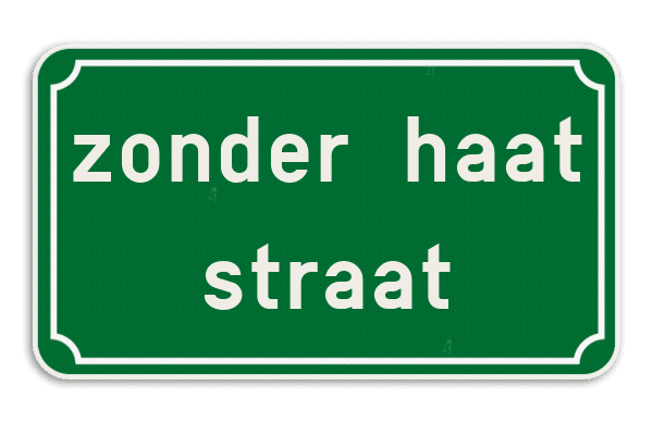 Gepersonaliseerd straatnaambord 