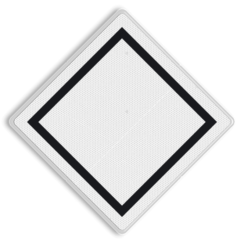 Halteringsbord - 9.03 - Reflecterend