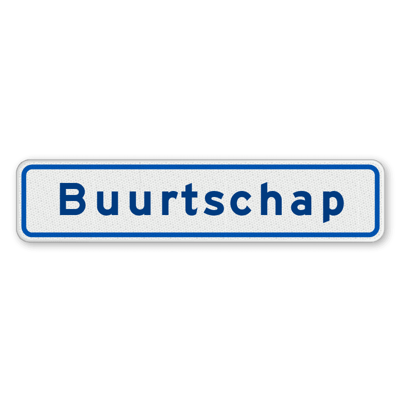 Buurtschapsbord 1540x340mm RVV H04a
