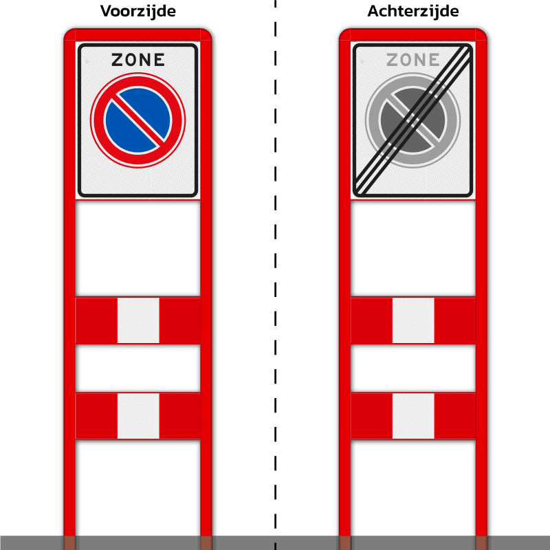 Zoneportaal RVV E01zb Type 1 - 530x670mm