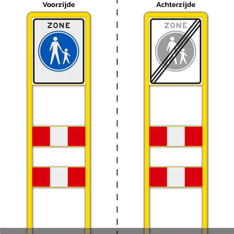 Zoneportaal RVV G07zb Type 1 - 530x670mm