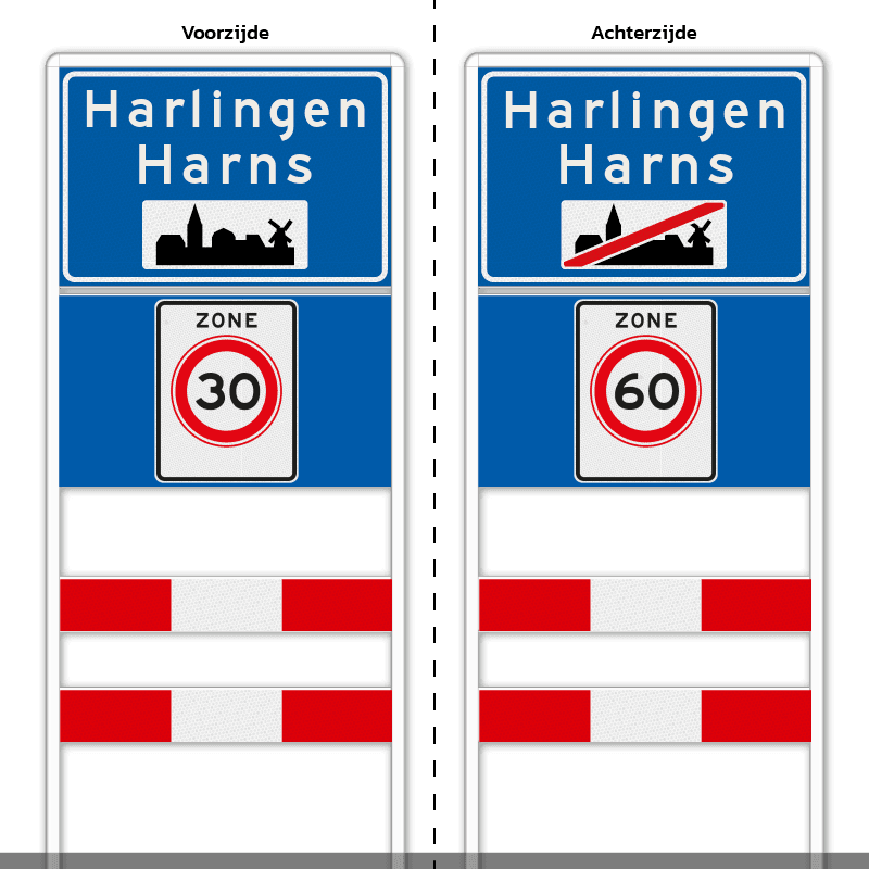 Komportaal H01c 1200mm breed, RVV-paneel 700mm hoog (type 1)