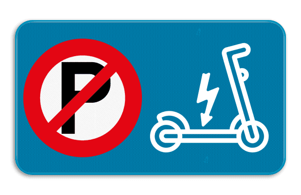 Let op! Geen fietsen of bromfietsen