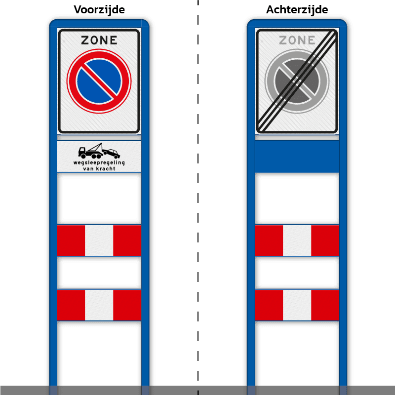Zoneportaal RVV E01zb-OB304 Type 1 - 530x670mm