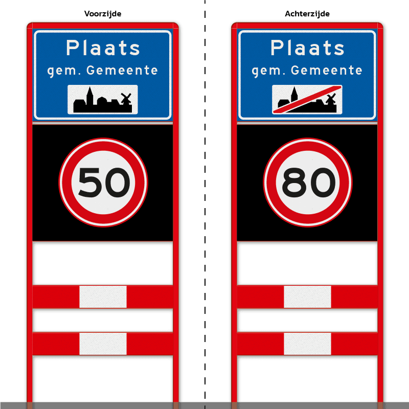 Komportaal H01b 1200mm breed, RVV-paneel 1000mm hoog (type 1 en 2)