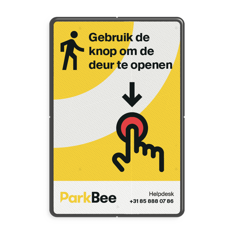 Informatiebord knop deur openen - 2:3 - ParkBee