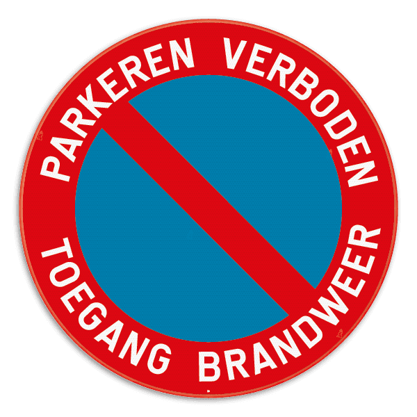 Parkeerbord - E1 - Toegang Brandweer
