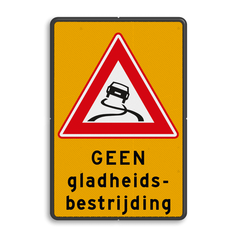 Verkeersbord RVV J20f - GEEN gladheidsbestrijding