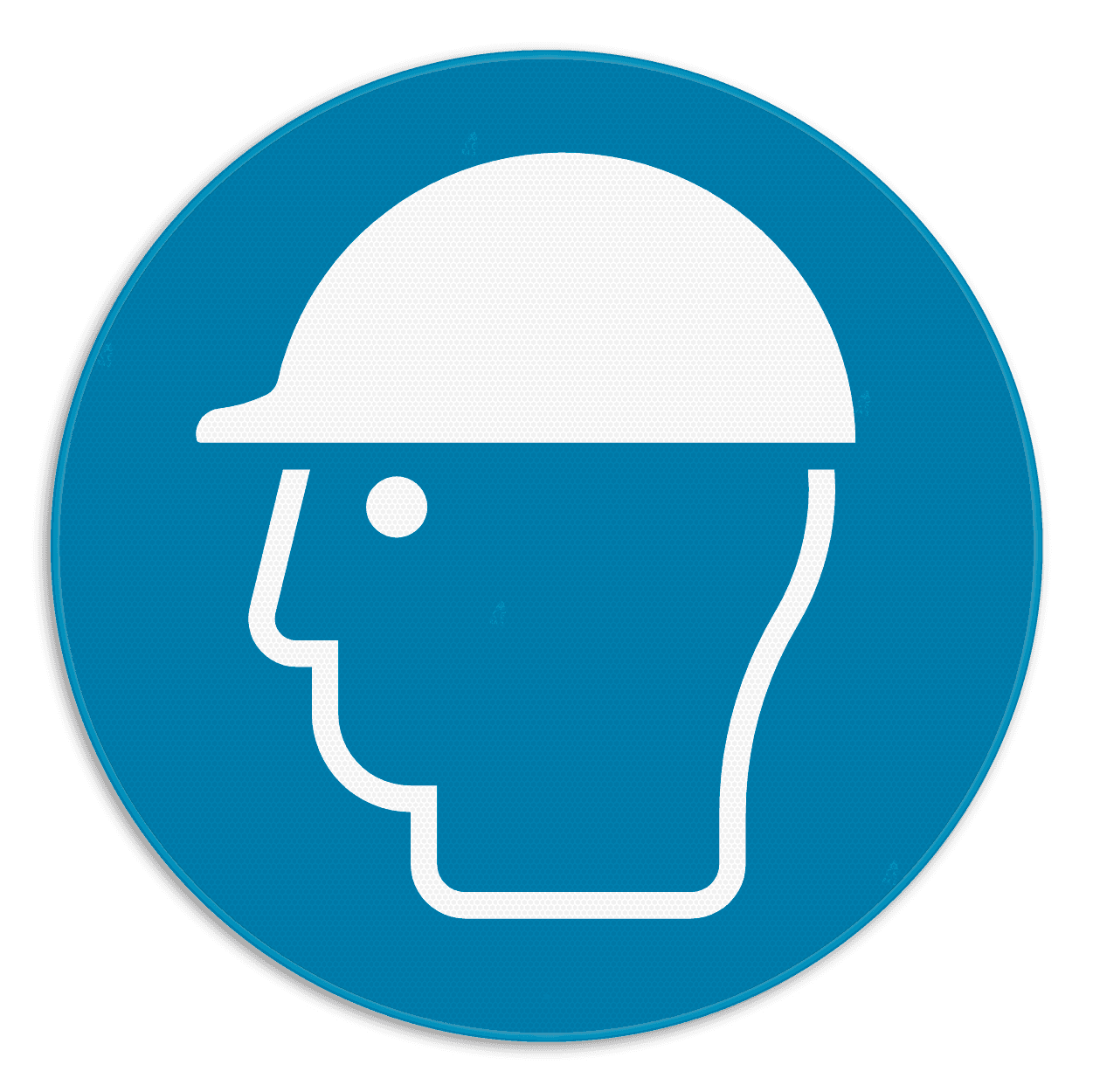 Panneau d'obligation - M014 - Casque de protection obligatoire