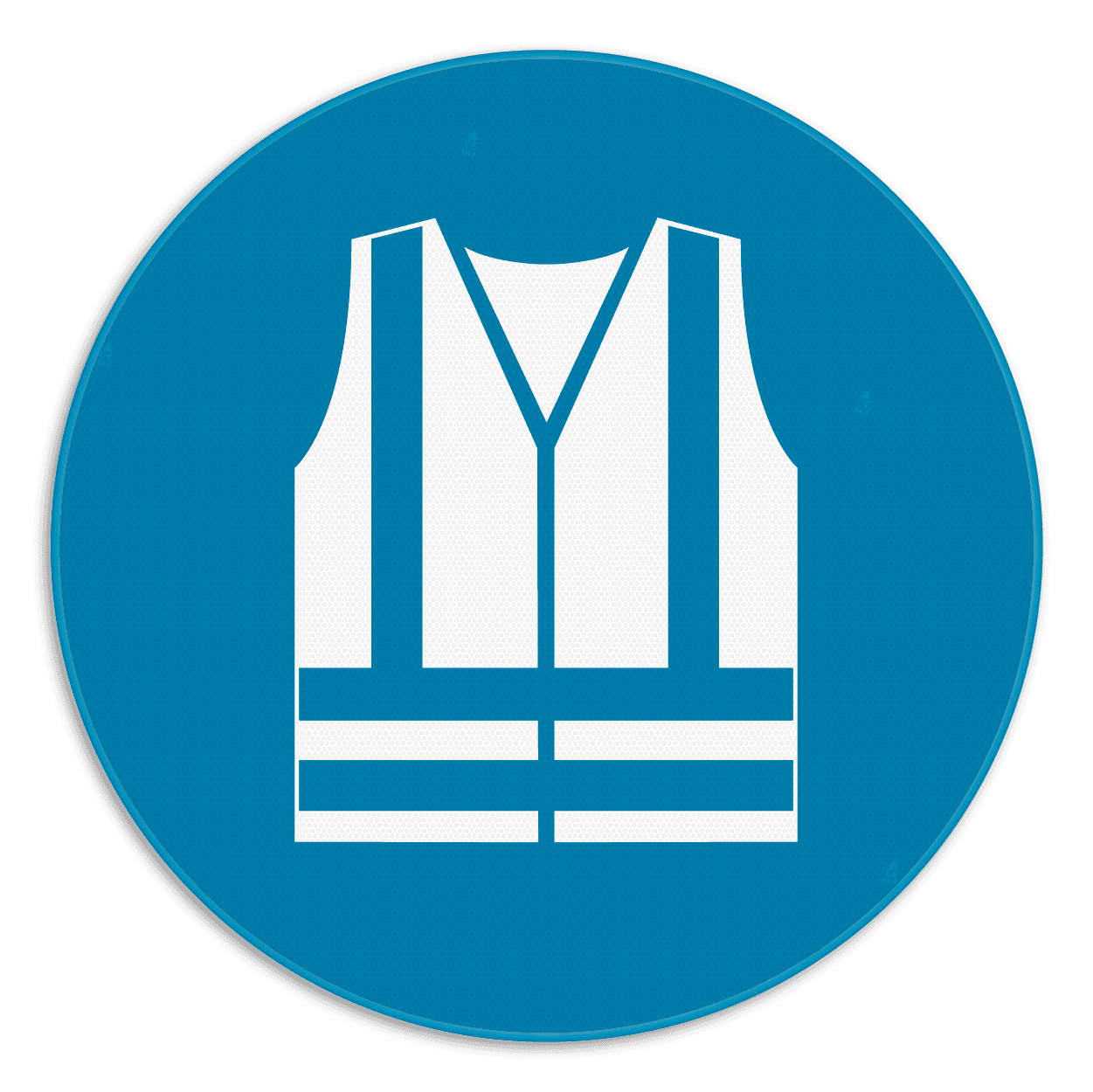 Veiligheidsbord - Veiligheidsvest verplicht - M015