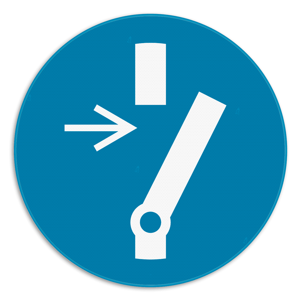 Veiligheidsbord - Verplicht uitschakelen voor aanvang werkzaamheden - M021