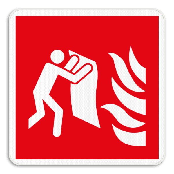 Panneau d'incendie - F016 - Couverture anti-feu