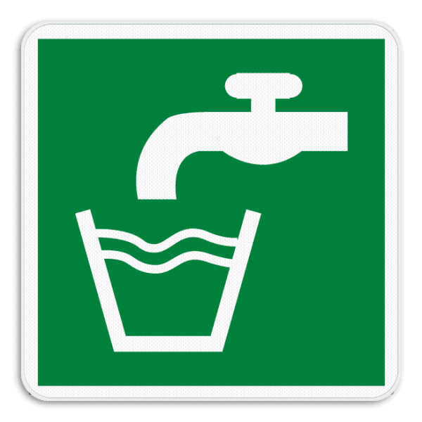 Reddingsbord E015 - Drinkbaar water