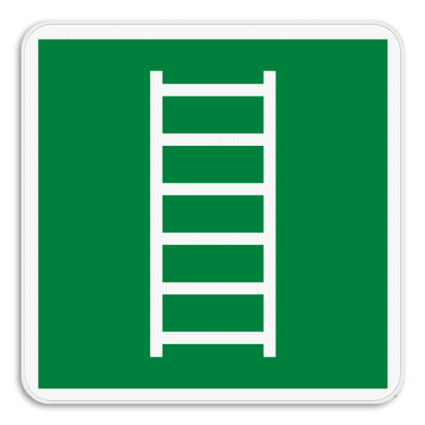 Vluchtroute bord E059 - Vluchtladder