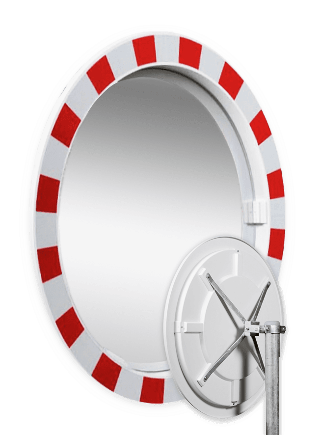 Miroir de circulation Acrylique rond 80cm