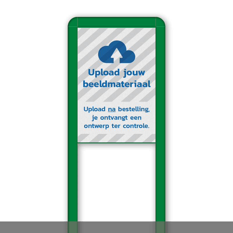 Gemeentegrensportaal met bord 400x600 of 600x900mm