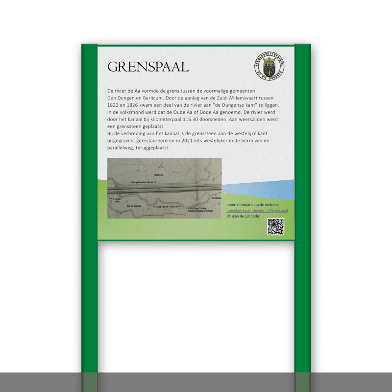 Gemeentegrensportaal met bordpaneel 400x400mm