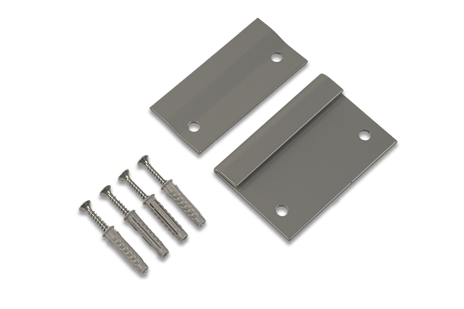 Muurbeugelset RAL7042 Aluminium