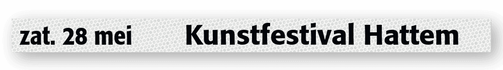Evenementensticker - Visit Hattem - 1840x130mm