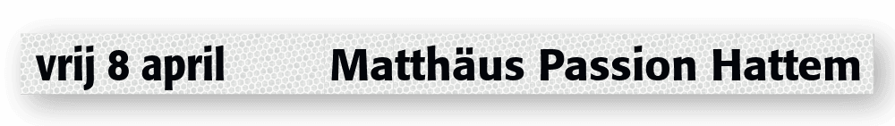 Evenementensticker - Visit Hattem - 1840x130mm