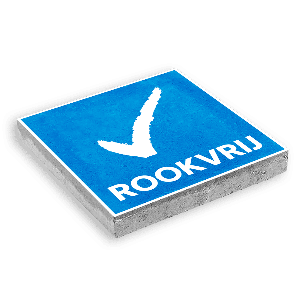 Symbooltegel 300x300mm - Rookvrij - G4S
