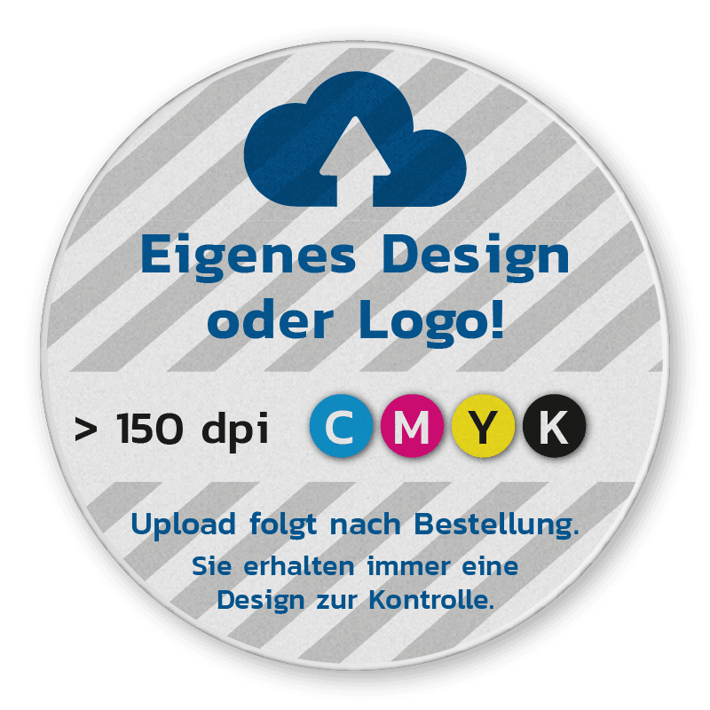 Hinweisschild Rund, reflektierend, mit eigenem Design