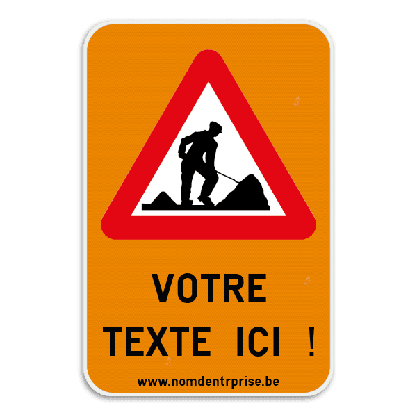 Panneau de texte - A31 - Texte personnalisé