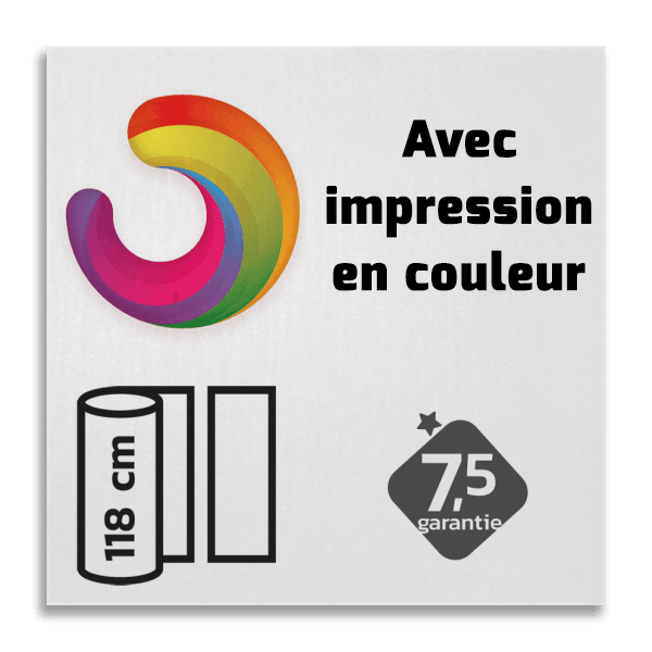 Classe 1 - Film réfléchissant imprimé en couleur sur mesure - T-1500-B