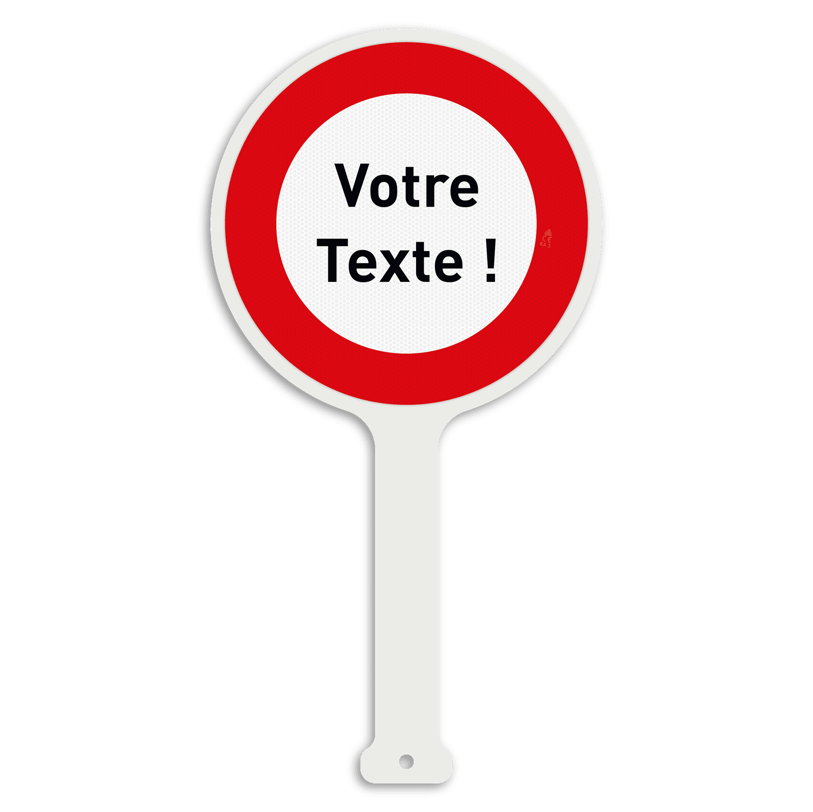Panneau de brigadier - C3 - Texte personnalisé