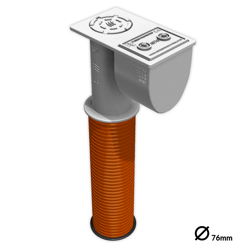 Douille de scellement PipeLock 600mm Ø 76 mm + clé
