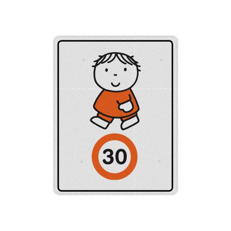 Sticker reflecterend - Dick Bruna snelheid - joep