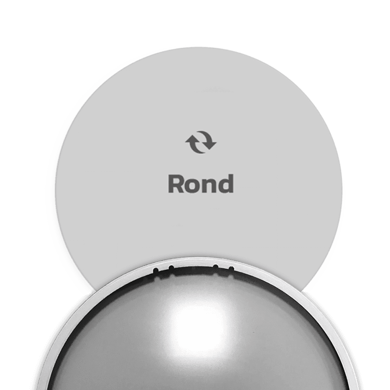 Basis verkeersbord rond DOR - dubbel omgezette rand - excl. opdruk