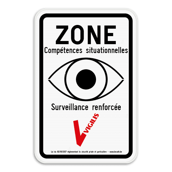 Panneau VIGILIS - Compétences situationnelles - Surveillance renforcée - Suveillance Belge