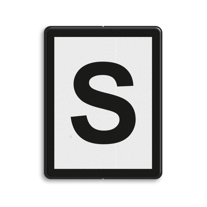 S-bord - sein 7.01 - 400x600mm - Reflecterend