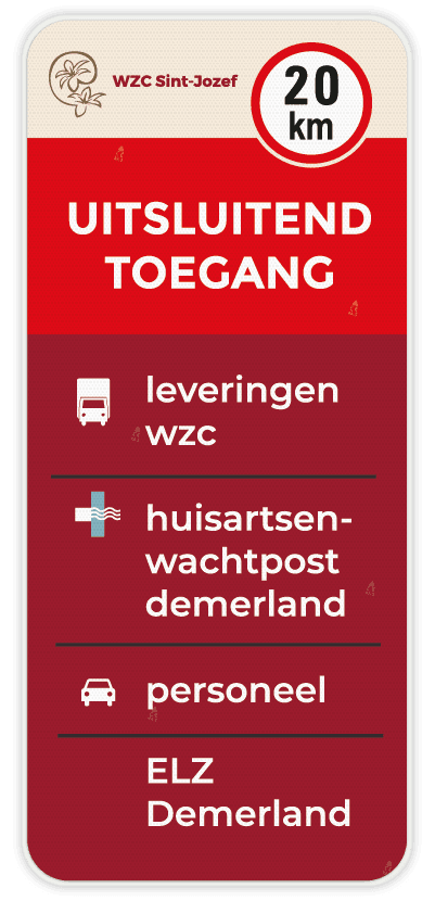 Informatiebord 400x900 reflecterend met je eigen opdruk