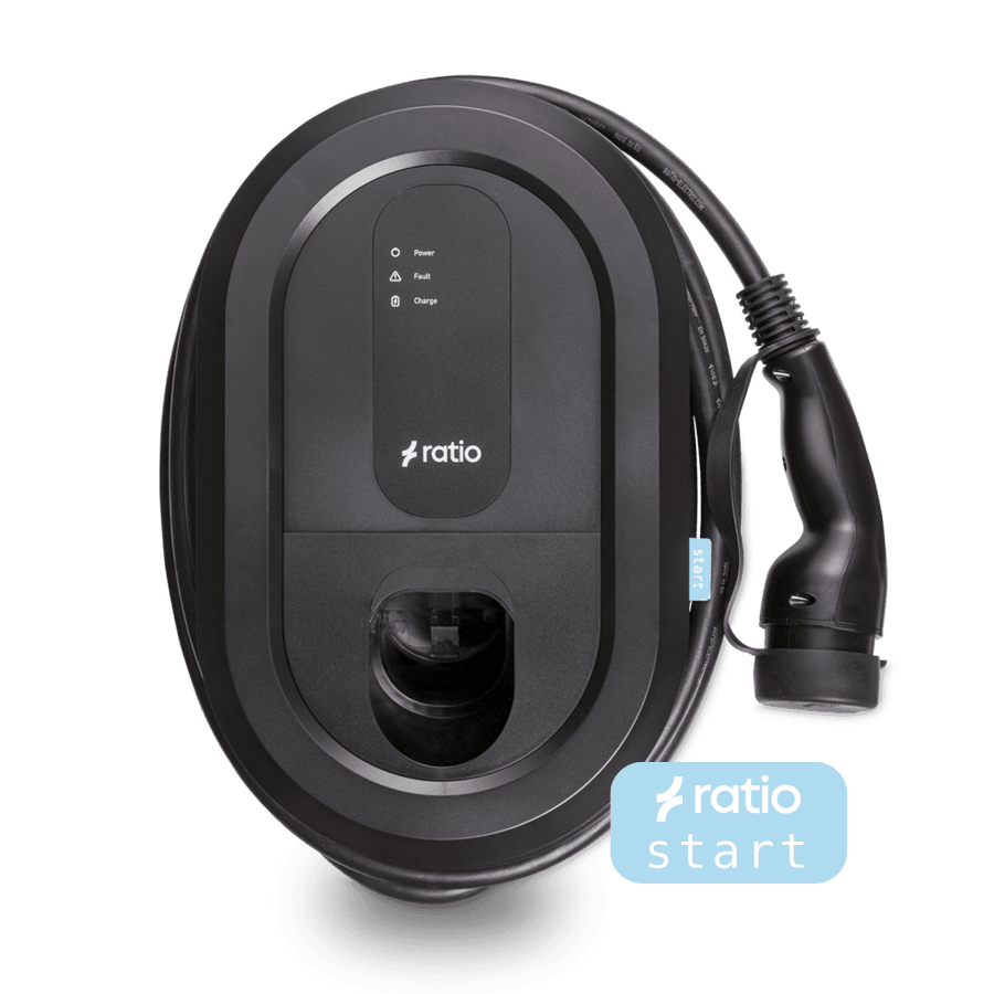 Ratio Start laadstation - vaste kabel 5m - 3,7 tot 22kW