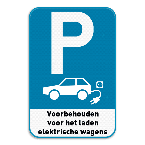 Parkeerbord - Elektrisch opladen