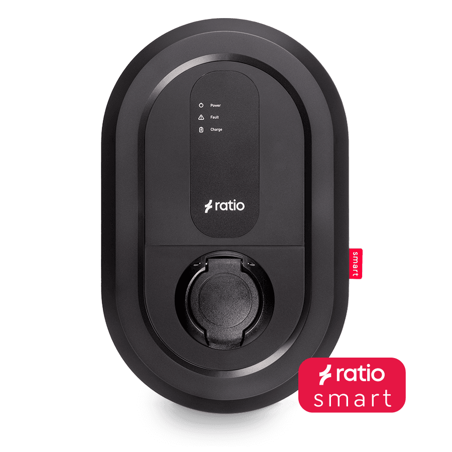 Ratio Smart laadstation - socket - 3,7 tot 22kW