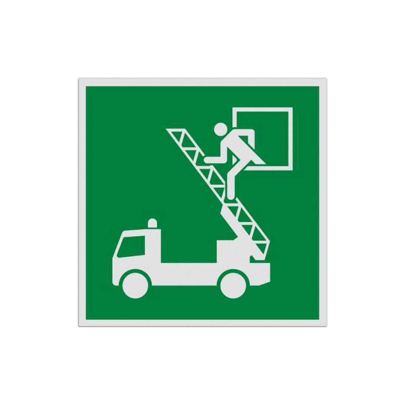 Vluchtroute bord – Nooduitgang Vluchtraam