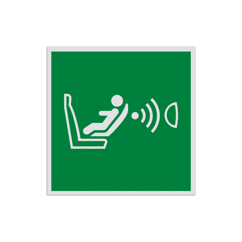 BHV Reddingsbord - Detectiesysteem voor kinderstoeltje