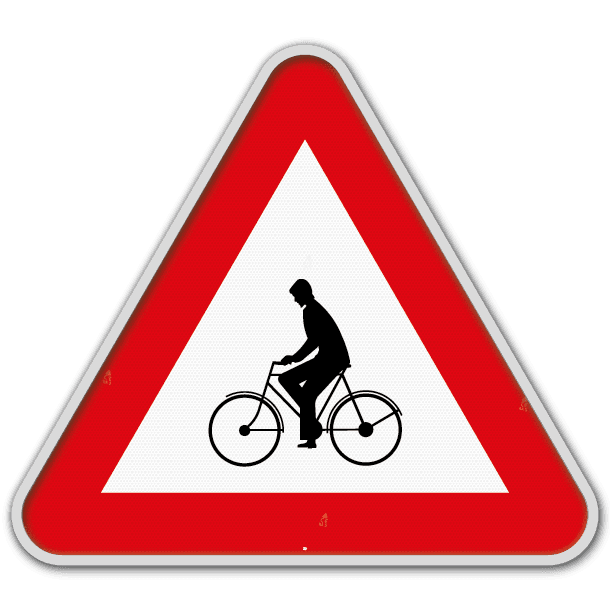 Panneau G2000 - A25 - Passage pour conducteurs de vélos