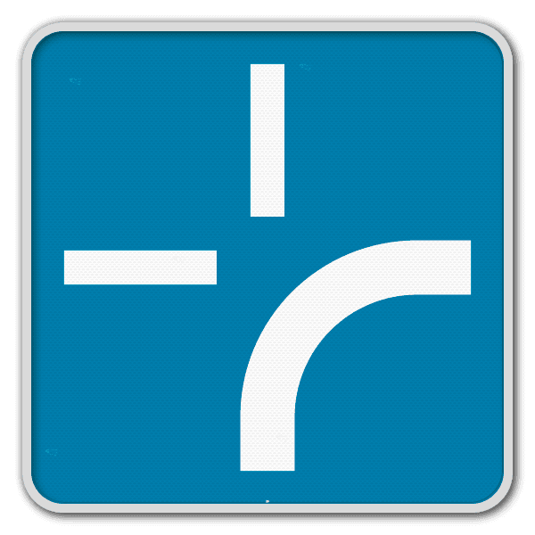 Panneau G2000 - G type VIII - Route prioritaire