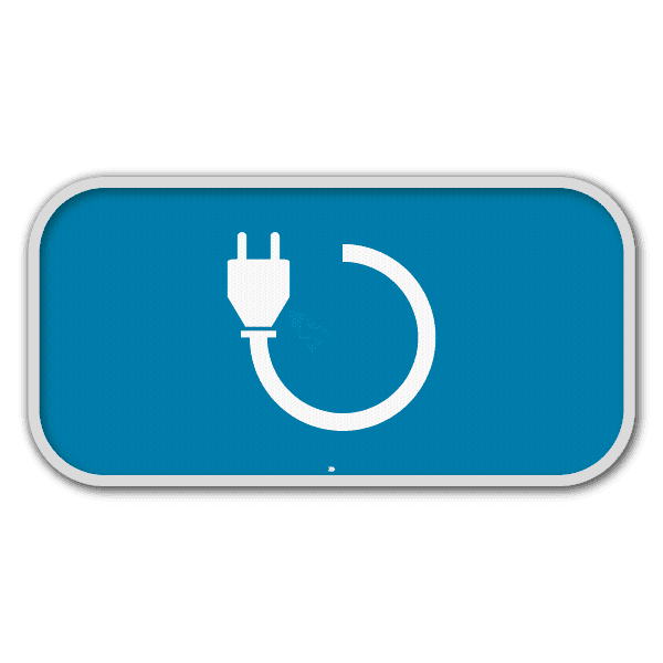 Panneau G2000 - G type VIId - véhicules électriques