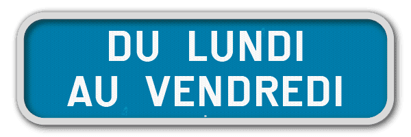 Panneau G2000 - G type V - Panneaux additionnels d'arrêt et de stationnement