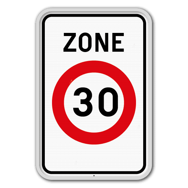 Panneau G2000 - F4a - Zone de vitesse 30km/h